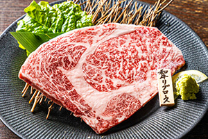 希少部位のランプ肉やイチボをご提供